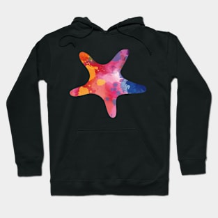 Multi-color star. Hoodie